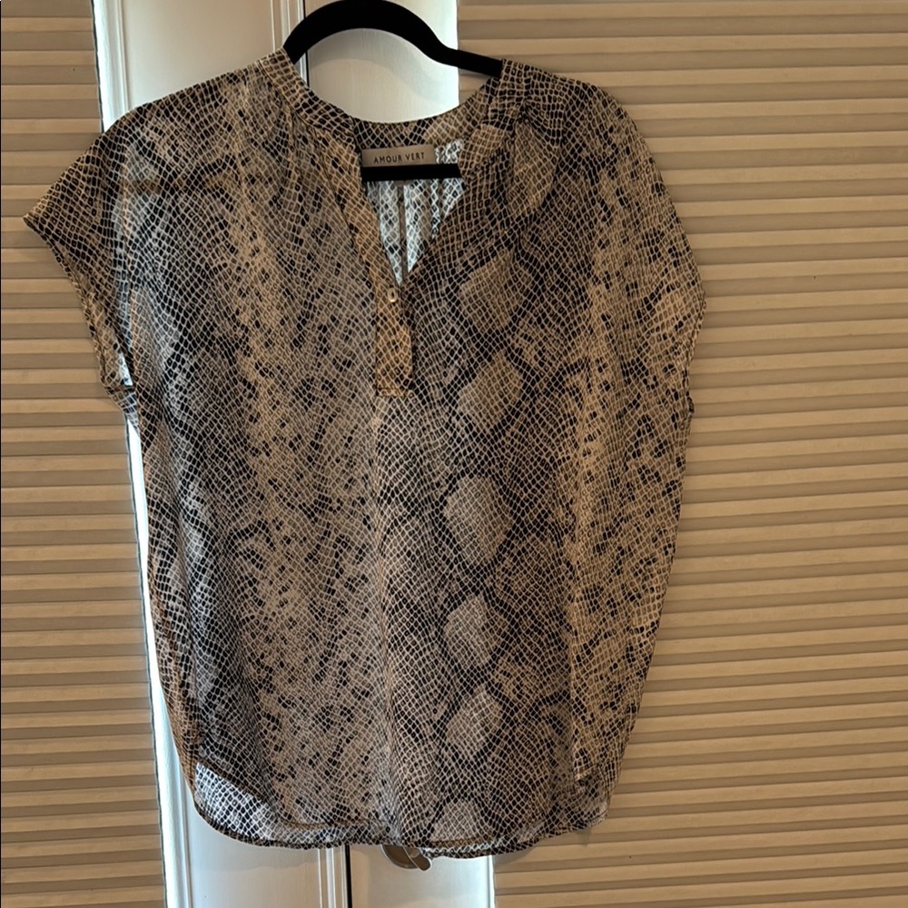 Amour Vert Silk Blouse